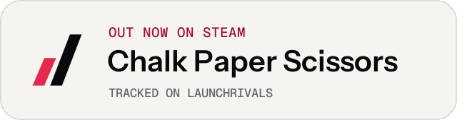 Light launch badge for Chalk Paper Scissors