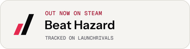Light launch badge for Beat Hazard