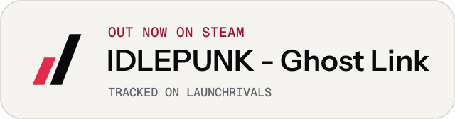 Light launch badge for IDLEPUNK - Ghost Link