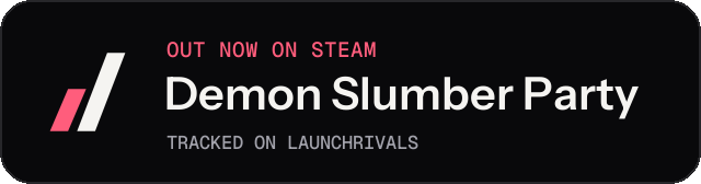Dark launch badge for Demon Slumber Party