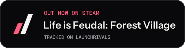 Dark launch badge for Life is Feudal: Forest Village