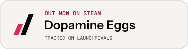 Light launch badge for Dopamine Eggs