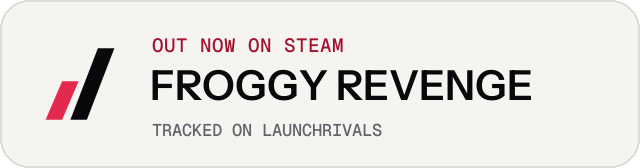 Light launch badge for FROGGY REVENGE