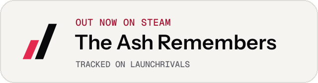 Light launch badge for The Ash Remembers