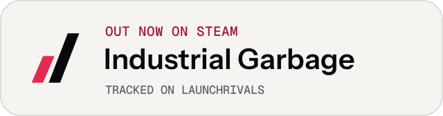 Light launch badge for Industrial Garbage