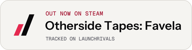 Light launch badge for Otherside Tapes: Favela