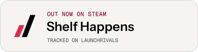 Light launch badge for Shelf Happens