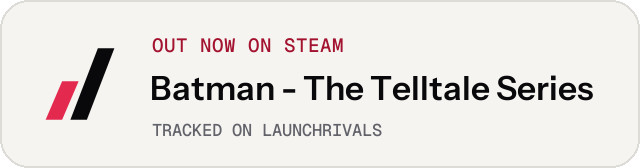 Light launch badge for Batman - The Telltale Series