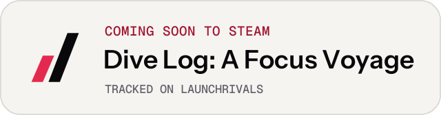 Light launch badge for Dive Log: A Focus Voyage