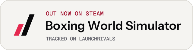 Light launch badge for Boxing World Simulator