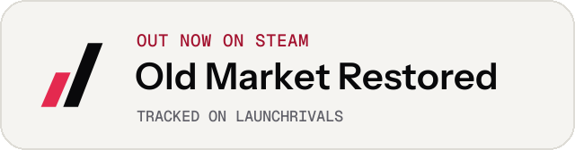 Light launch badge for Old Market Restored