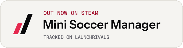 Light launch badge for Mini Soccer Manager