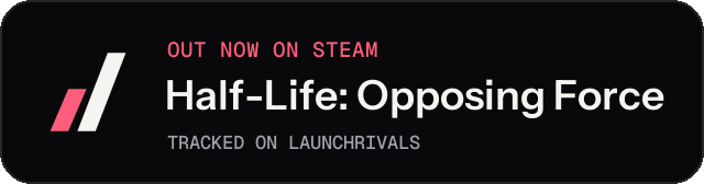 Dark launch badge for Half-Life: Opposing Force