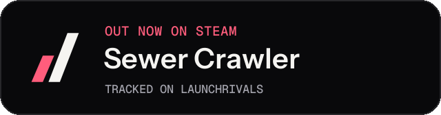 Dark launch badge for Sewer Crawler