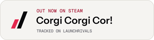Light launch badge for Corgi Corgi Cor!