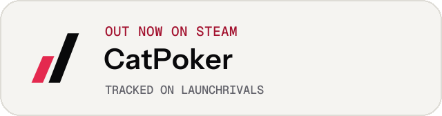 Light launch badge for CatPoker