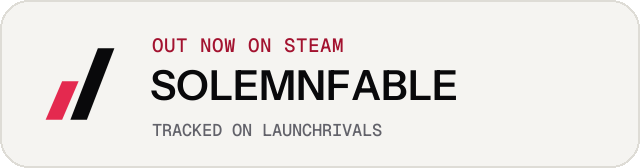 Light launch badge for SOLEMNFABLE