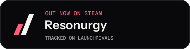 Dark launch badge for Resonurgy
