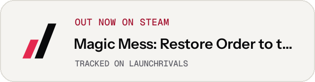 Light launch badge for Magic Mess: Restore Order to the Wizard's Tower!