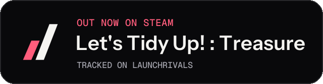 Dark launch badge for Let's Tidy Up! : Treasure