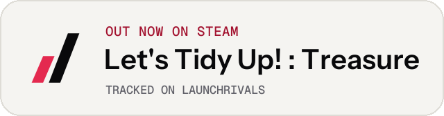 Light launch badge for Let's Tidy Up! : Treasure