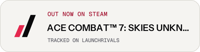 Light launch badge for ACE COMBAT™ 7: SKIES UNKNOWN