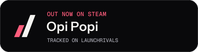 Dark launch badge for Opi Popi