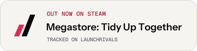 Light launch badge for Megastore: Tidy Up Together