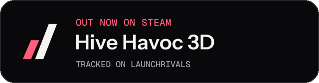 Dark launch badge for Hive Havoc 3D