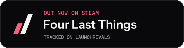 Dark launch badge for Four Last Things