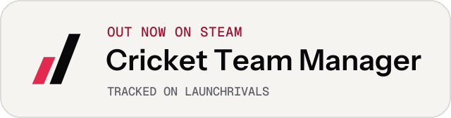 Light launch badge for Cricket Team Manager