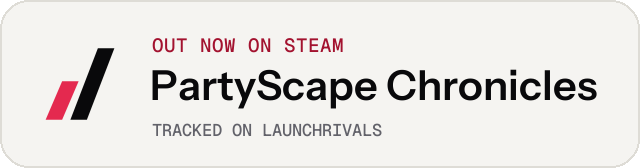 Light launch badge for PartyScape Chronicles