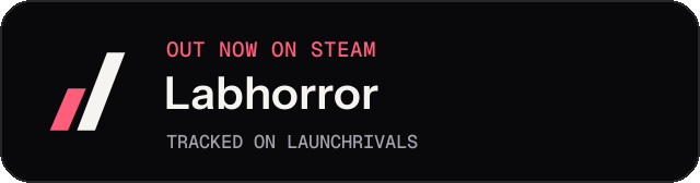 Dark launch badge for Labhorror