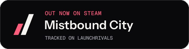 Dark launch badge for Mistbound City