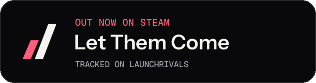 Dark launch badge for Let Them Come