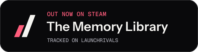 Dark launch badge for The Memory Library
