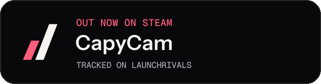 Dark launch badge for CapyCam