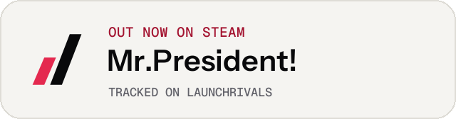 Light launch badge for Mr.President!