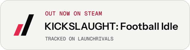 Light launch badge for KICKSLAUGHT: Football Idle