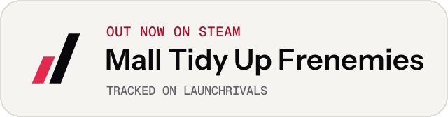 Light launch badge for Mall Tidy Up Frenemies