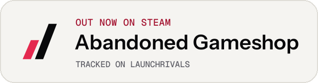 Light launch badge for Abandoned Gameshop