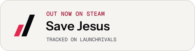 Light launch badge for Save Jesus