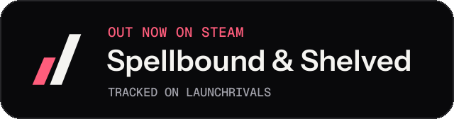 Dark launch badge for Spellbound & Shelved