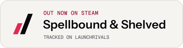 Light launch badge for Spellbound & Shelved