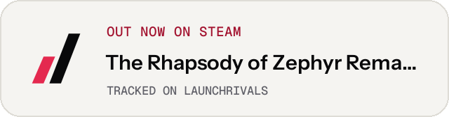 Light launch badge for The Rhapsody of Zephyr Remastered
