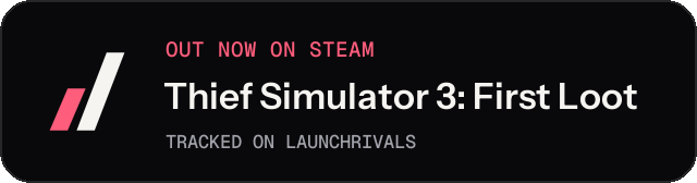 Dark launch badge for Thief Simulator 3: First Loot