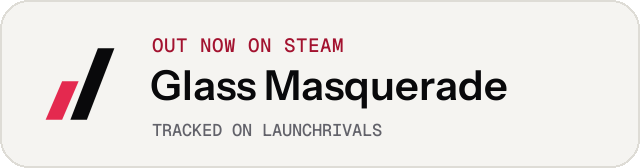 Light launch badge for Glass Masquerade