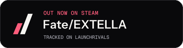 Dark launch badge for Fate/EXTELLA