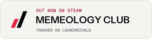 Light launch badge for MEMEOLOGY CLUB
