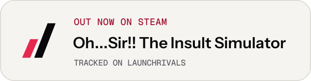 Light launch badge for Oh...Sir!! The Insult Simulator